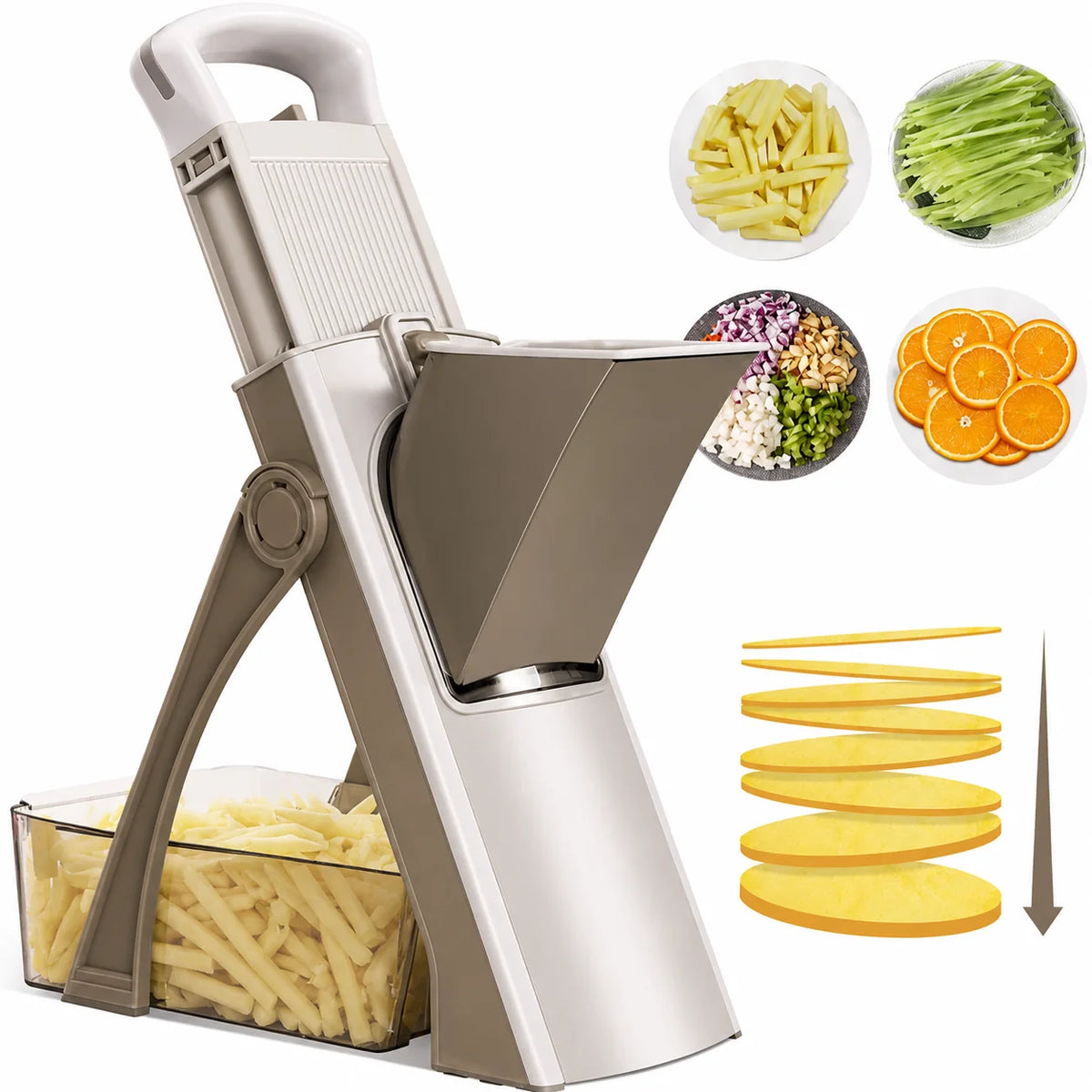 ChefPro™ Multi-Blade Vegetable Slicer & Mandoline Cutter